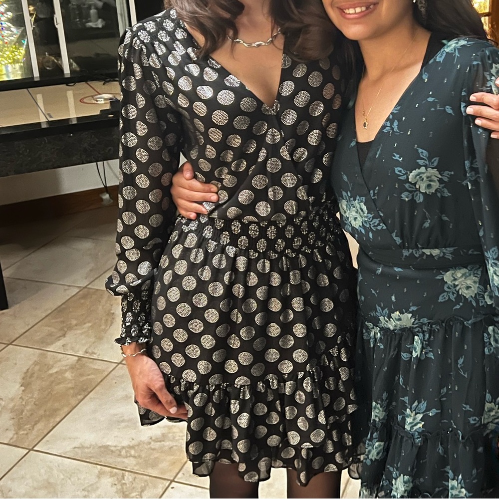 Michael kors dress worn once silver and black - Picture 2 of 2
